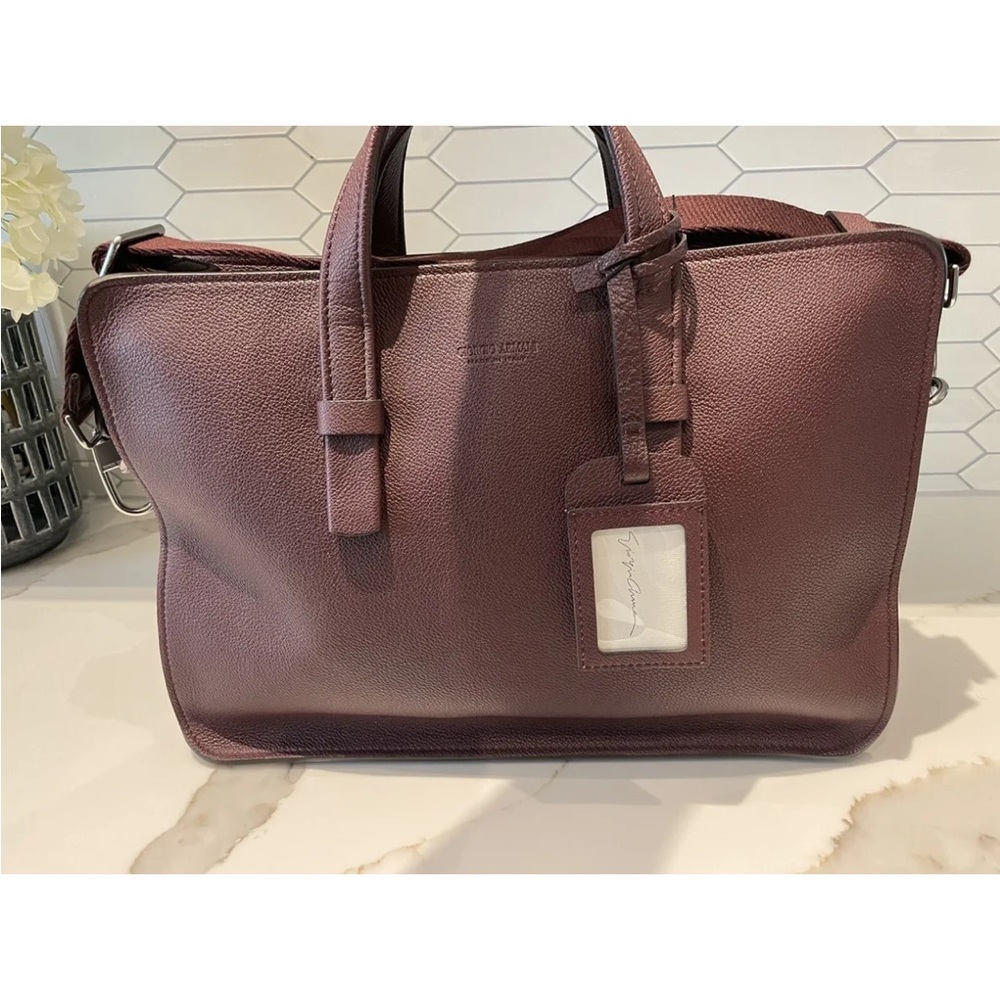 Giorgio Armani Briefcase Burgundy *New*